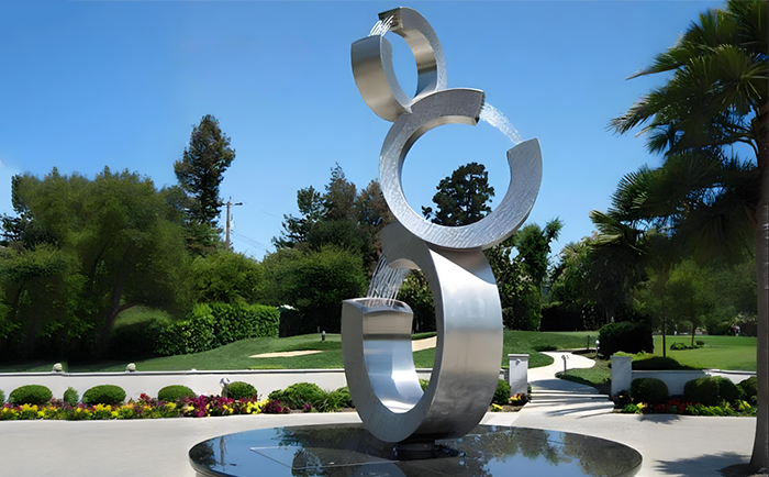 探索不銹鋼噴泉雕塑，開(kāi)啟水與藝術(shù)的奇妙之旅