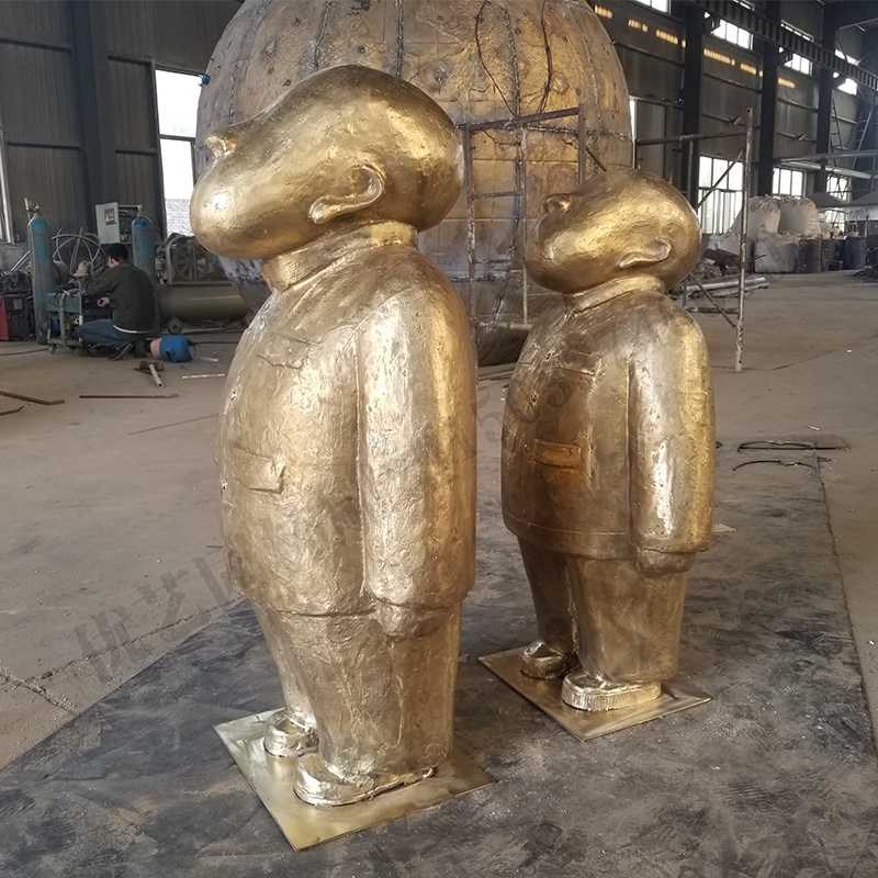 銅兒童雕塑，銅小孩雕塑